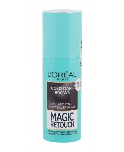 L´Oréal Paris Magic Retouch Instant Root Concealer Spray Farba do włosów 75ml Cold Dark Brown