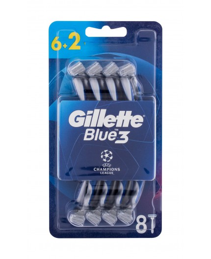 Gillette Blue3 Comfort Champions League Maszynka do golenia 8szt