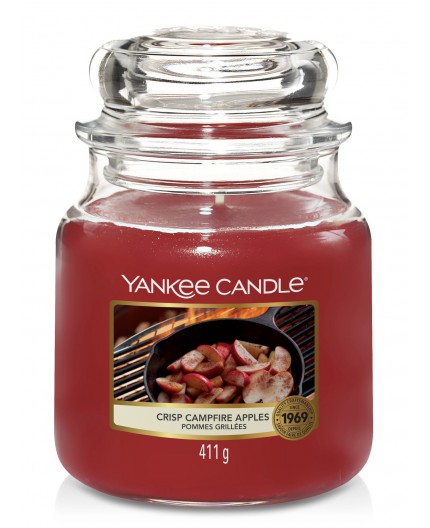 Yankee Candle Crisp Campfire Apples Świeczka zapachowa 411g