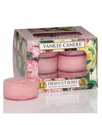 Yankee Candle Fresh Cut Roses Świeczka zapachowa 117,6g