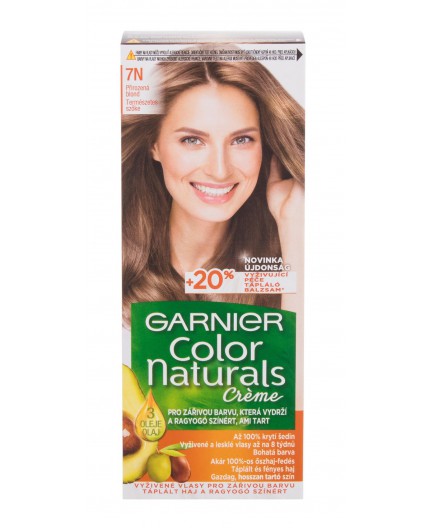 Garnier Color Naturals Créme Farba do włosów 40ml 7N Nude Blond