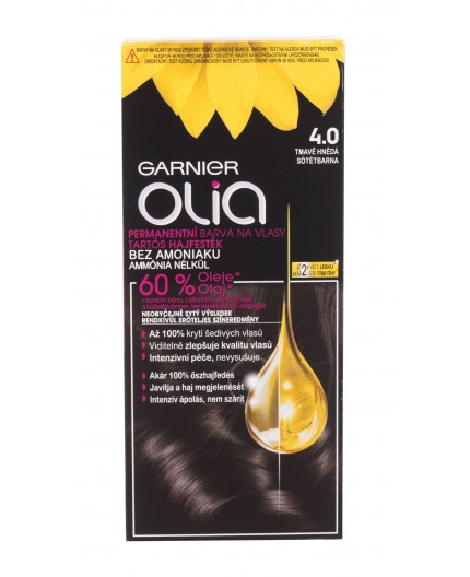 Garnier Olia Farba do włosów 50g 4,0 Dark Brown