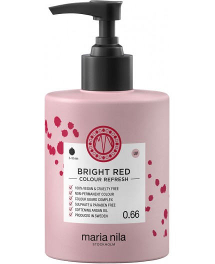 Maria Nila Colour Refresh Farba do włosów 300ml 0,66 Bright Red