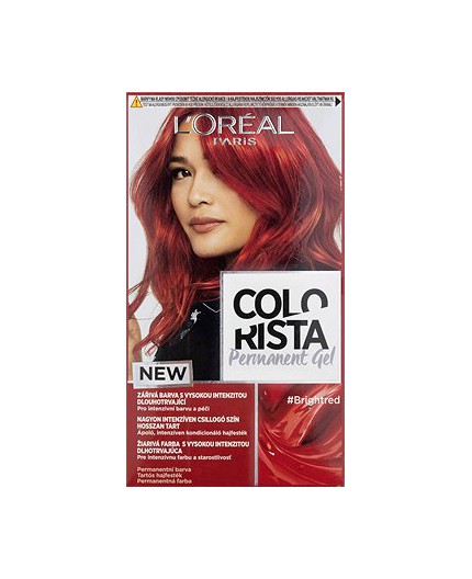 L´Oréal Paris Colorista Permanent Gel Farba do włosów 60ml Bright Red