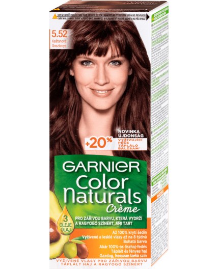 Garnier Color Naturals Créme Farba do włosów 40ml 5,52 Chestnut