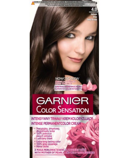 Garnier Color Sensation Farba do włosów 40ml 4,0 Deep Brown