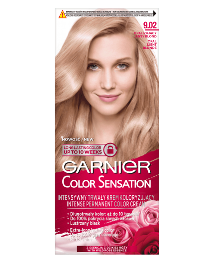 Garnier Color Sensation Farba do włosów 40ml 9,02 Light Roseblonde