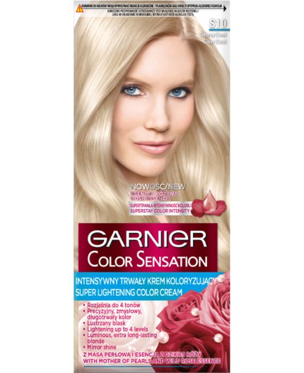 Garnier Color Sensation Farba do włosów 40ml S10 Silver Blonde