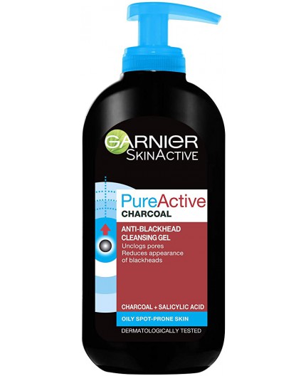 Garnier Pure Active Charcoal Anti-Blackhead Żel oczyszczający 200ml