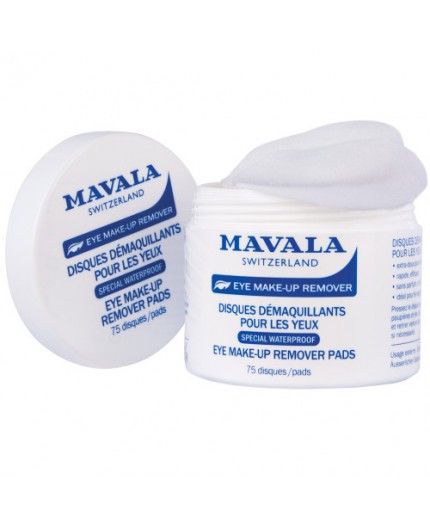 MAVALA Eye Make-Up Remover Pads Demakijaż oczu 75szt