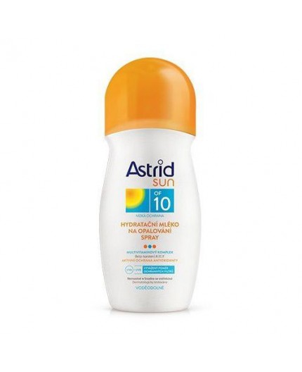 Astrid Sun Moisturizing Suncare Spray SPF10 Preparat do opalania ciała 200ml