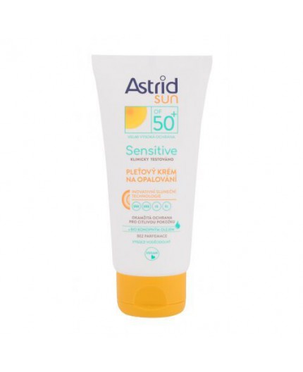Astrid Sun Sensitive Face Cream SPF50  Preparat do opalania twarzy 50ml