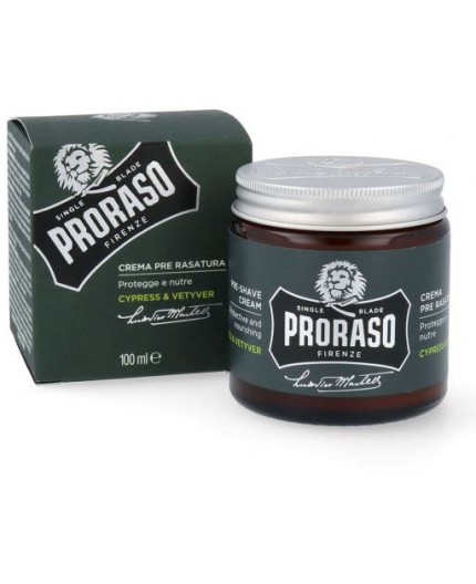 PRORASO Cypress & Vetyver Pre-Shave Cream Preparat przed goleniem 100ml
